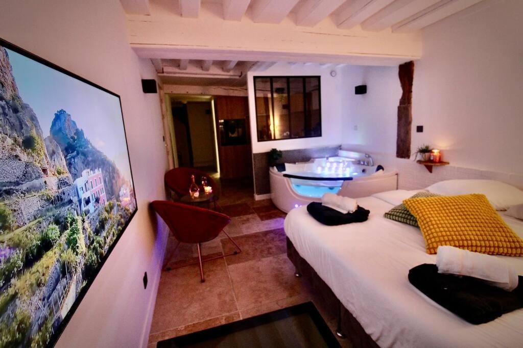 Le Spa Beauvoisine - Jacuzzi Sauna Rouen Centre Free Parking Esterno foto