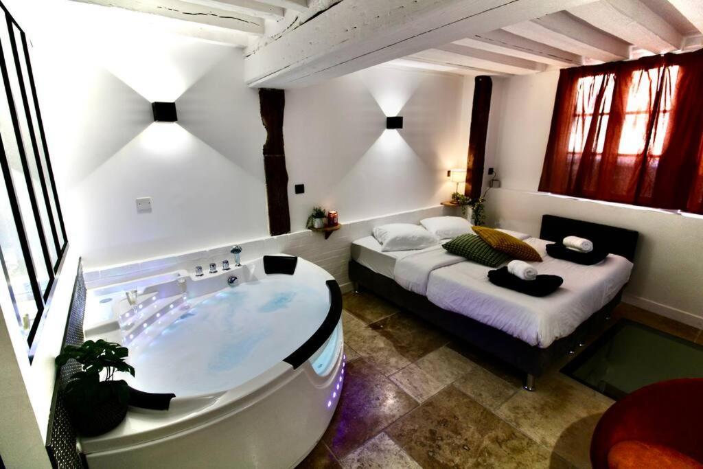Le Spa Beauvoisine - Jacuzzi Sauna Rouen Centre Free Parking Esterno foto